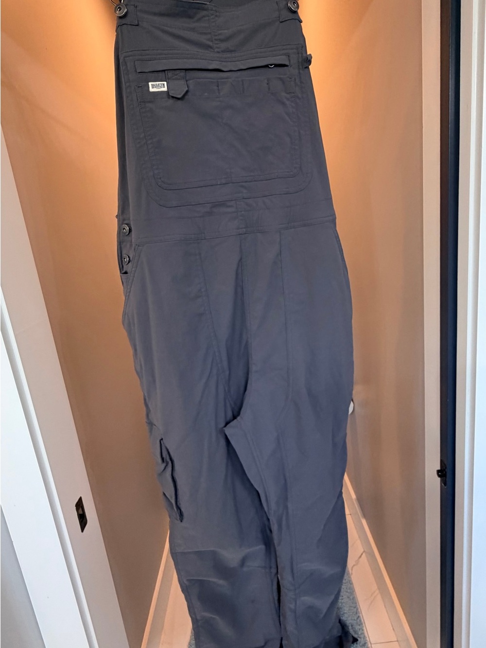 Women's Duluth Trading Heirloom Gray Overalls - Picture 3 of 6